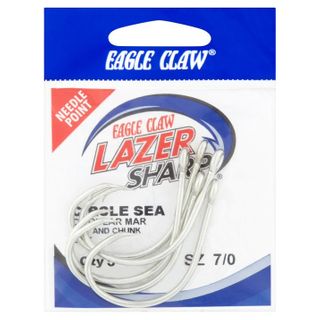 7/0 LAZER CIRCLE SEA- SEA GUARD HOOKS 5PK