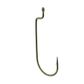 1/0 OFFSET SHANK WORM HOOK 6PK