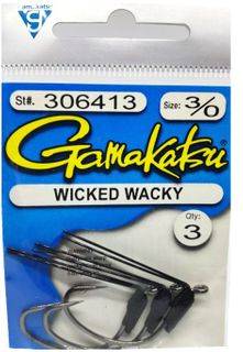 3/0 WICKED WACKY WORM HOOK 3PK