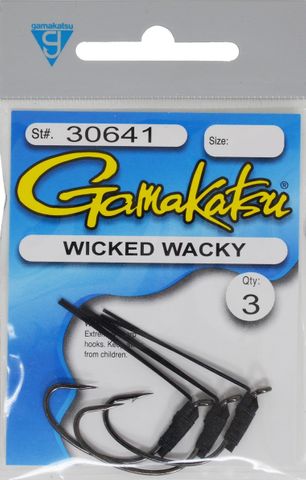 5/0 WICKED WACKY WORM HOOK 3PK