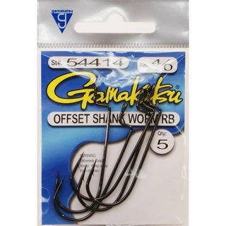 4/0 OFFSET SHANK WORM ROUND BEND 6PK