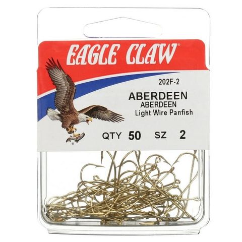 #2 GOLD ADERDEEN HOOKS 50PK