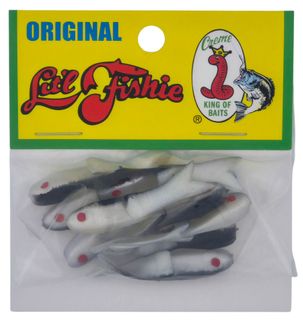 1-1/2" LIT'L FISHIE PEARL/GREY CREME 10PK
