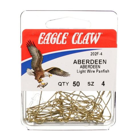 #4 GOLD ADERDEEN HOOKS 50PK