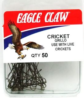 #10 BRONZE CRICKET HOOKS 50PK