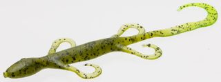 6" LIZARD WATERMELON/CHARTREUSE 9PK