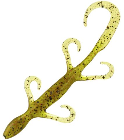 6" LIZARD WATERMELON RED 9PK