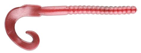 7" POWER WORM RED SHAD 13PK