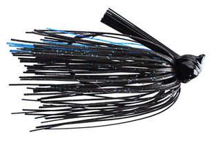 1/2 OZ PACEMAKER FLATLINE FOOTBALL JIG BLACK/BLUE