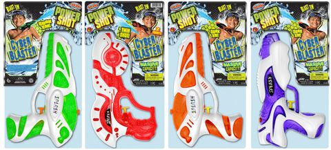 SPLASH CYBER BLASTER POWER SHOT WATER GUN AGES: 4+