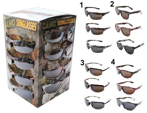 36 PC CAMO SUNGLASSES DISPLAY