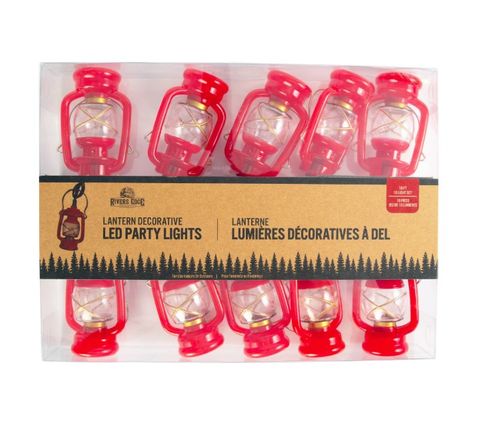 10' JUMBO LANTERN PARTY LIGHT SET 10 LIGHTS