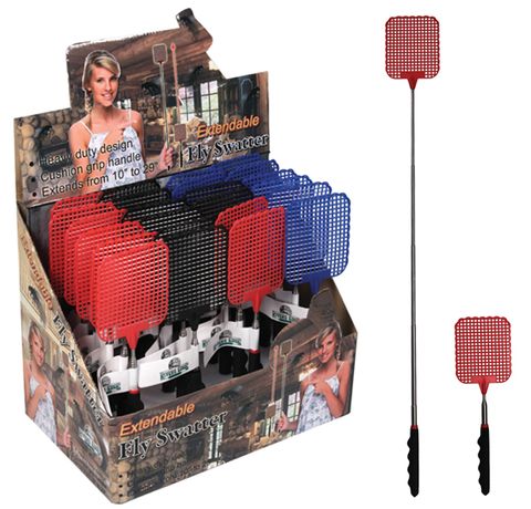 24 PC EXTENDABLE FLY SWATTER DISPLAY