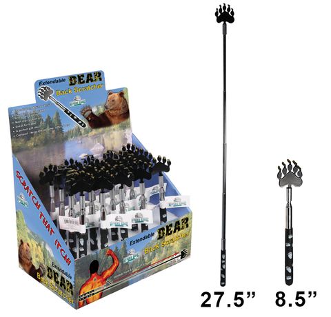 25 PC BEAR PAW BACK SCRATCHER DISPLAY