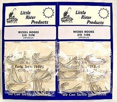 4/0 NICKEL TROTLINE HOOKS 6PK   12PK/CD