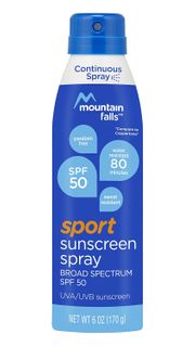 6 OZ MOUNTAIN FALLS SPORT SUNSCREEN SPRAY SPF 50