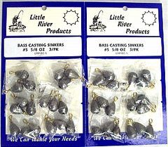 #7 3/8 OZ BASS CAST SINKERS 4PK   12PK/CD