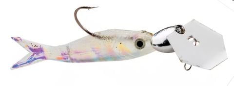 1/16 OZ CHATTERBAIT FLASHBACK MINI SILVER/NATURAL