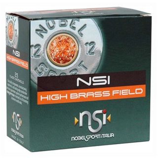 12 GA 2-3/4" NOBEL AMMO HIGH BRASS FIELD 1-1/4 OZ 6 SHOT