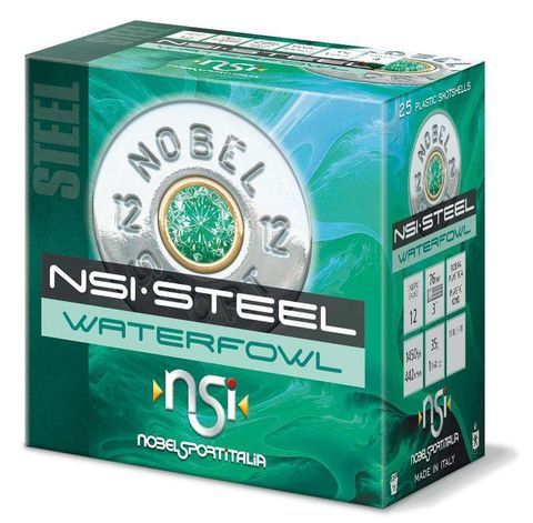 12 GA 3" STEEL NOBEL AMMO WATERFOWL 1-1/4 OZ 2 SHOT