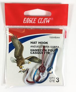 HAT HOOK - RED, WHITE, & BLUE 3PK