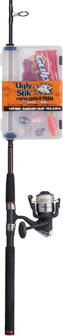 7' UGLY STIK CATFISH SPINNING COMBO 1PC W/ 36PC TACKLE BOX