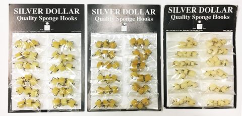 #4 SPONGE TREBLE HOOKS 3PK   12PK/CD