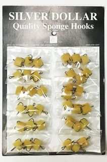 #6 SPONGE TREBLE HOOKS 3PK   12PK/CD