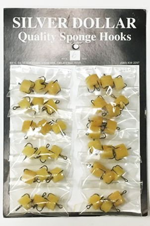 #6 SPONGE TREBLE HOOKS 3PK   12PK/CD