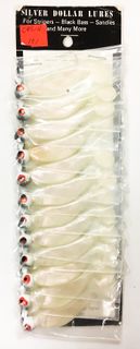 1/4 OZ CANNONBALL SHAD PEARL 1 PK   12PK/CD