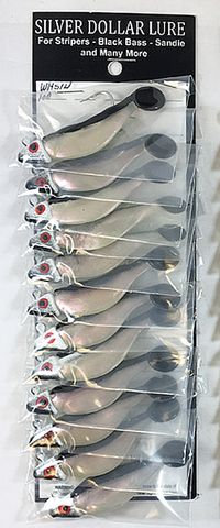 1/4 OZ WEDGE HEAD SHAD PEARL/GRAY 1PK   12PK/CD