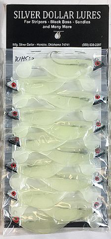 1/2 OZ WEDGE HEAD SHAD PEARL 1PK   12PK/CD