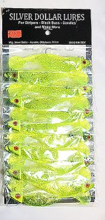 3/4 OZ WEDGE HEAD SHAD CHART GLITTER 1PK   12PK/CD