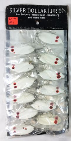 1-1/8 OZ LEAD SPOON TREBLE WHITE 1PK   12PK/CD