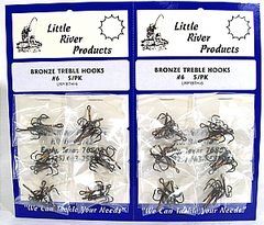 #8 BRONZE TREBLE HOOKS 5PK   12PK/CD