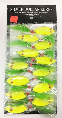 1-1/8 OZ LEAD SPOON CHARTREUSE DRESSED 1PK   12PK/CD