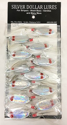 1-1/8 OZ LEAD SPOON CHROME DRESSED 1PK   12PK/CD