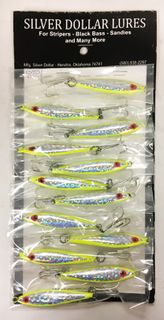 3/4 OZ GHOST MINNOW STAMP TREBLE CHART 1PK  12PK/CD