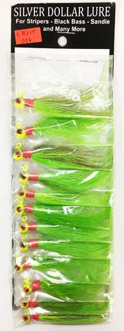 1/8 OZ CANNONBALL JIG CHARTREUSE 1PK   12PK/CD