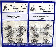 #4 BRONZE DOBY TREBLE HOOKS 3PK  12PK/CD