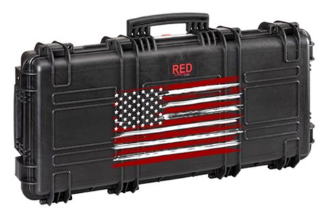 31" US FLAG WATERPROOF GUN CASE DOUBLE FOAM