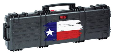 37" TEXAS FLAG WATERPROOF GUN CASE DOUBLE FOAM