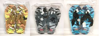 MENS CAMO FLIP FLOP 8-13 ASST SIZE & COLOR