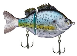 5" BLACK CRAPPIE SLOW SINK GLIDE BAIT