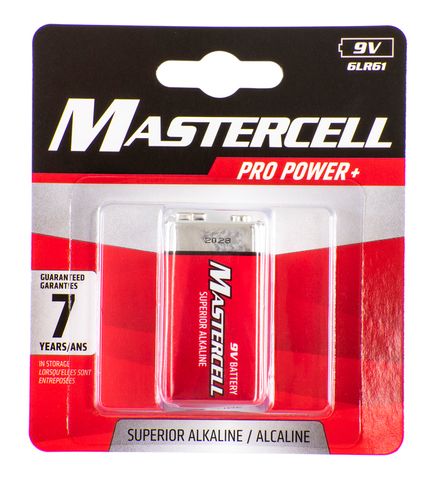 9 VT MASTERCELL PRO POWER+ ALK BATTERY 1PK