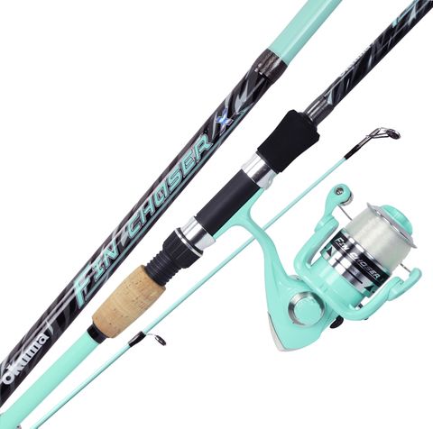 6-1/2' FINCHASER SPINNING COMBO 2PC MED. SEA FOAM