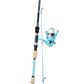 6-1/2' FINCHASER SPINNING COMBO 2PC MED. SKY BLUE