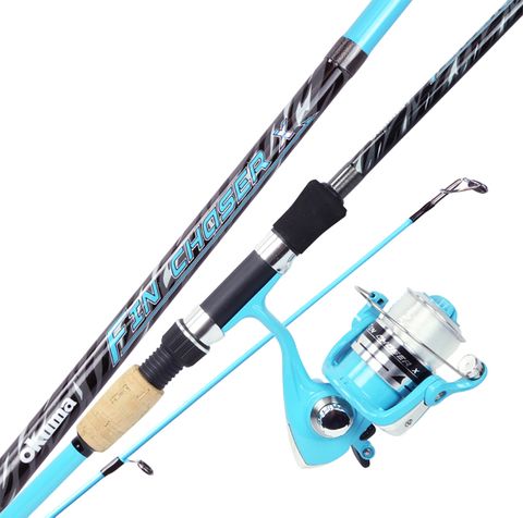 7' FINCHASER SPINNING COMBO 2PC MED. SKY BLUE