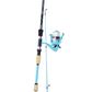 7' FINCHASER SPINNING COMBO 2PC MED. SKY BLUE