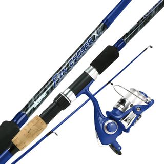 7' FINCHASER SPINNING COMBO 2PC MED. BLUE